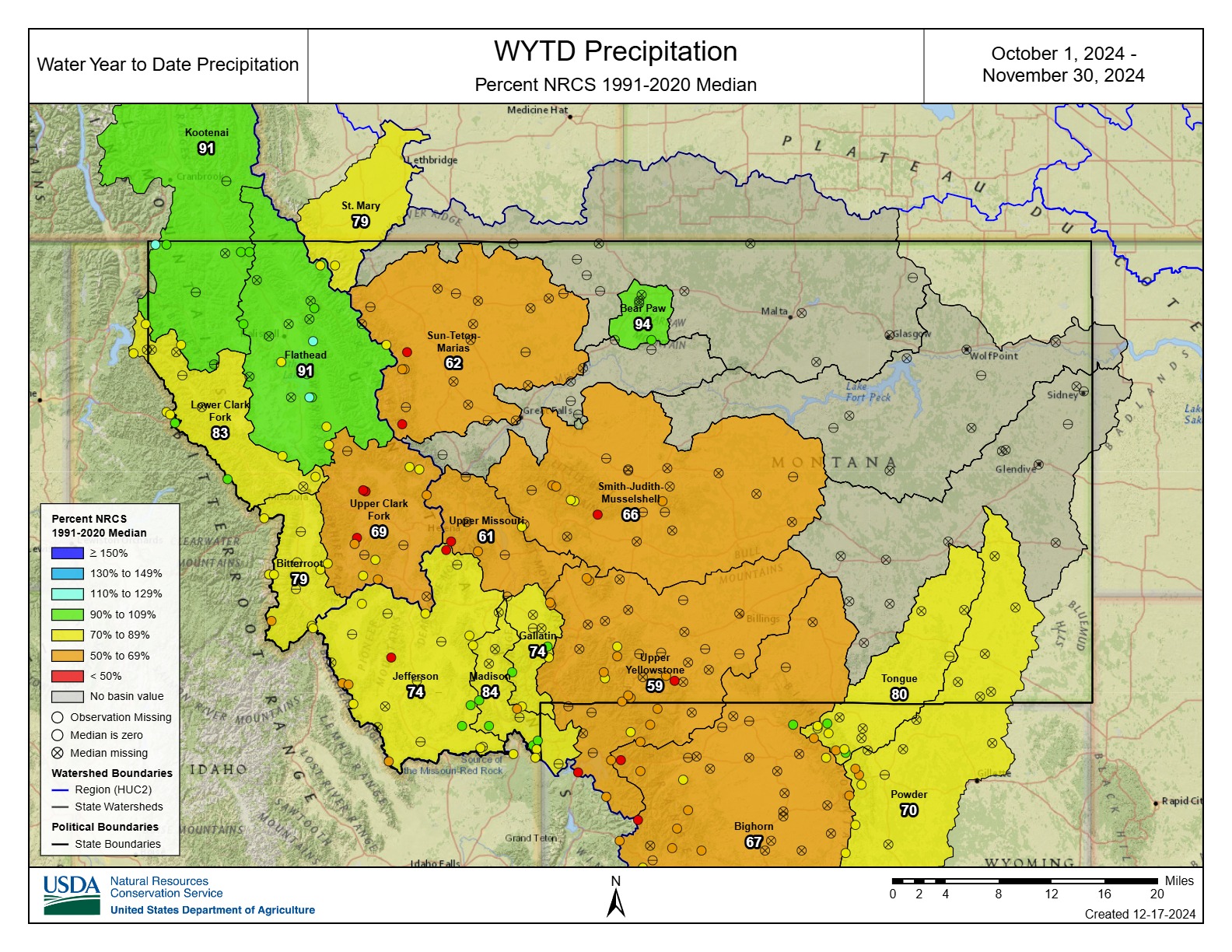 December 2024 Basin Map