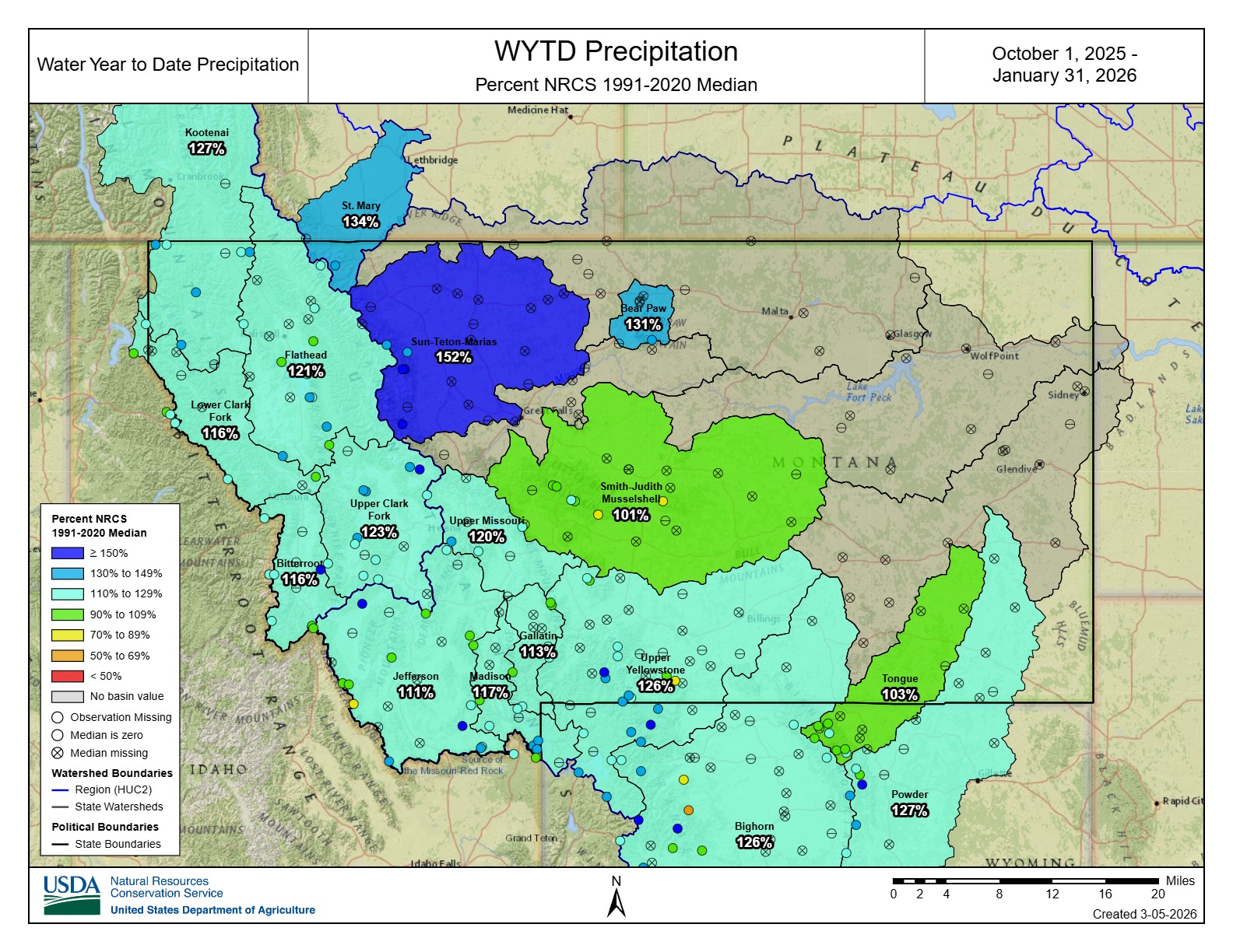 February 2026 Basin Map